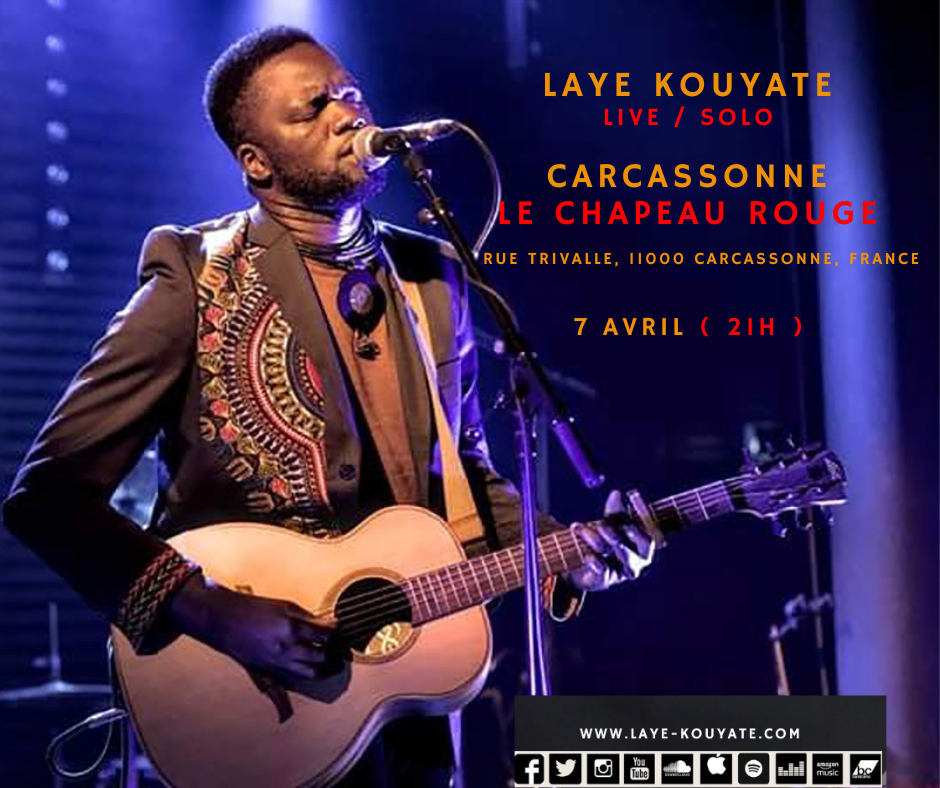 Laye Kouyat-solo en live ( Carcassonne ) le 7 Avril / 2023