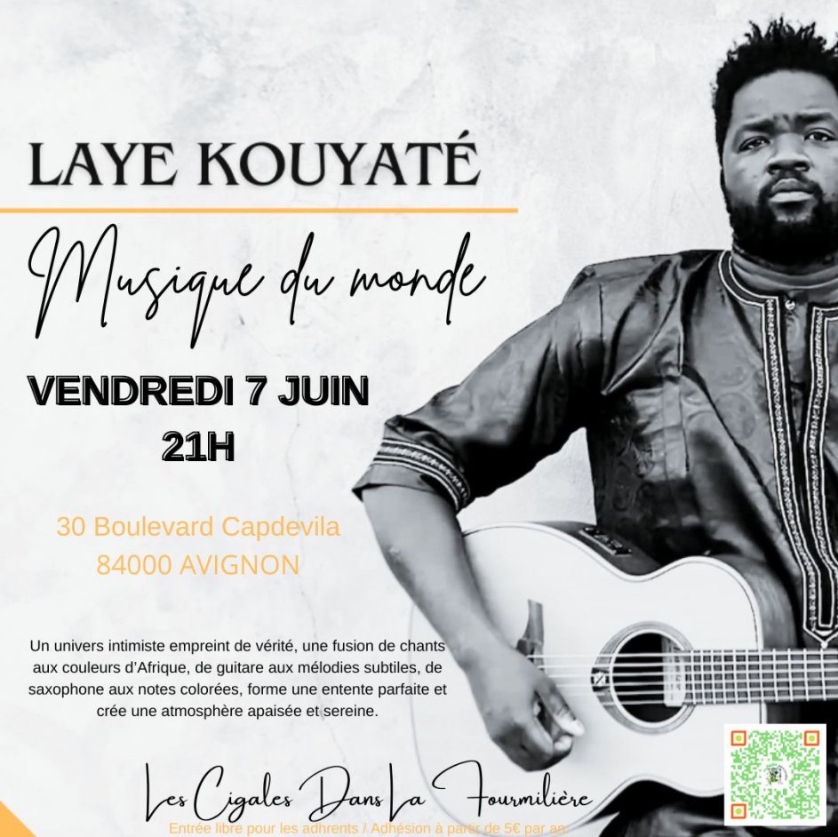 LAYE KOUYATE - SOLO- AVIGNON - 84000: FRANCE